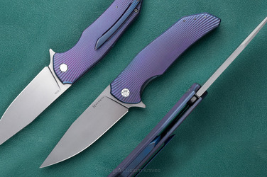 FOLDING KNIFE  FOLDER DRAGONFLY 320 M398 HERMAN KNIVES