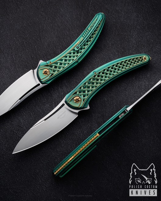 FOLDING KNIFE FOLDER SLIM #5 OF 100 RWL34 LESBAR KNIVES