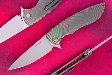 FOLDING KNIFE FOLDER STING #0751 MAGNACUT HERMAN KNIVES