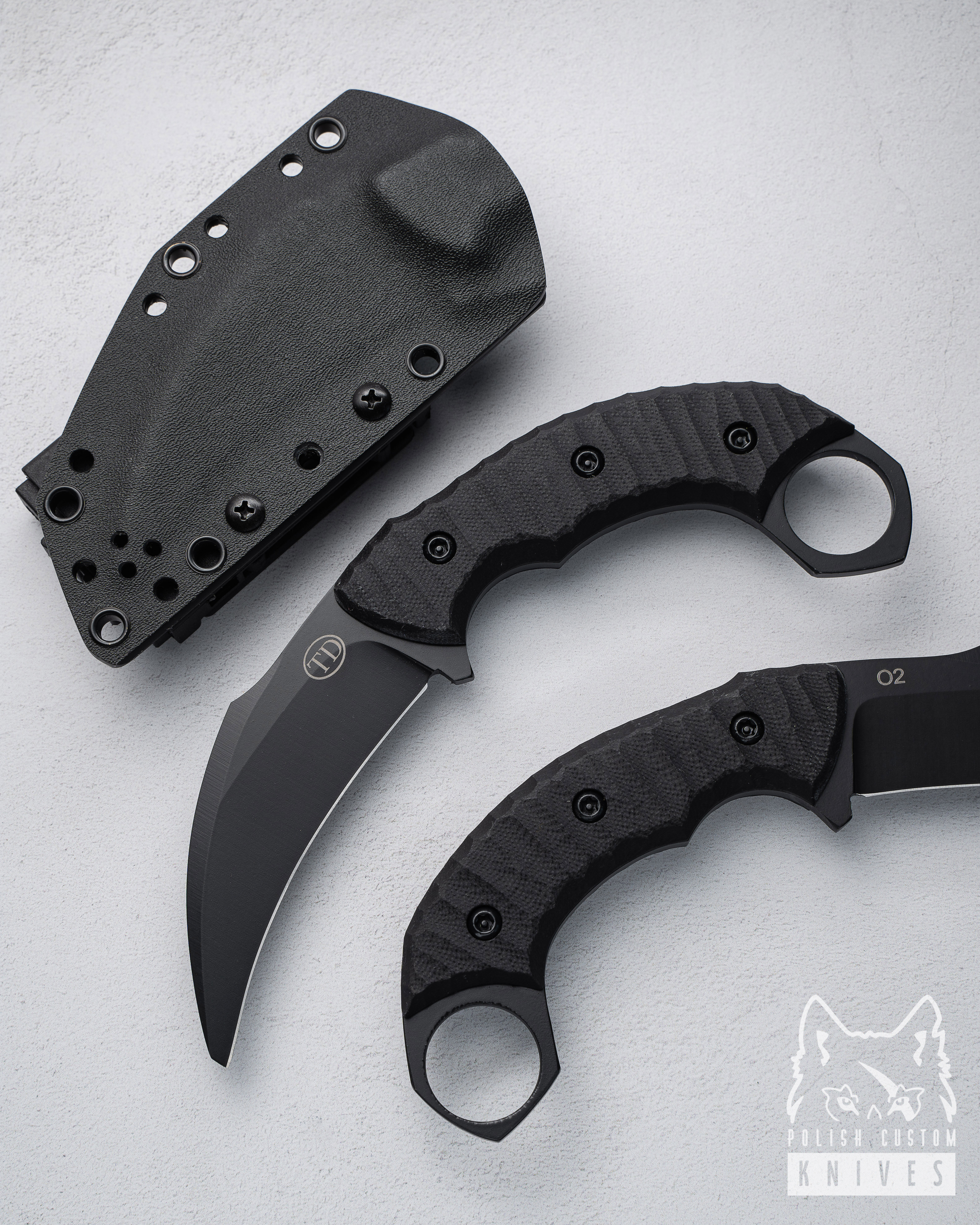 Buy TACTICAL EDC KNIFE KARAMBIT 1 O2 G10 TD